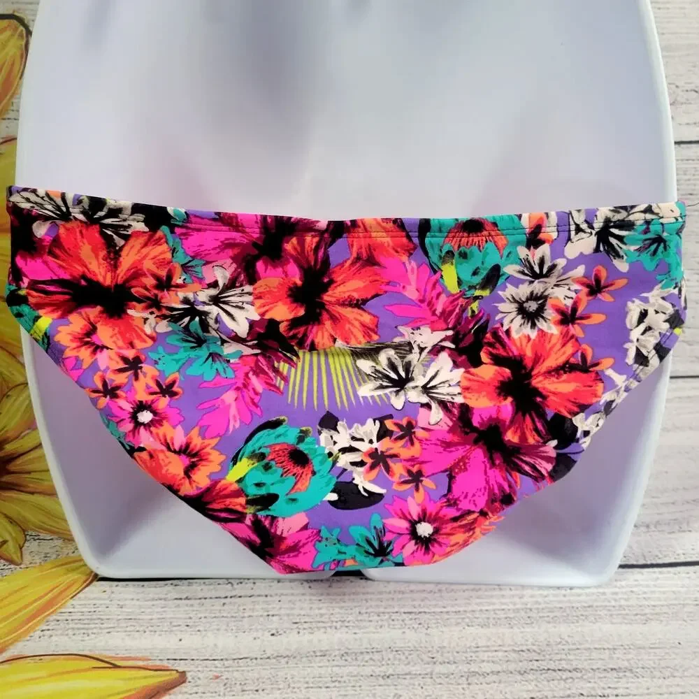 Xhilaration Multicolor Floral‎ Bikini Swimsuit